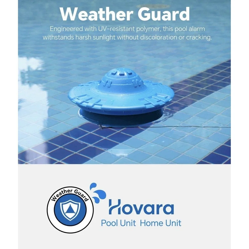 Pool‎ Alarm for Inground & Above Ground Pools Adjustable Sensitivity 110dB Siren